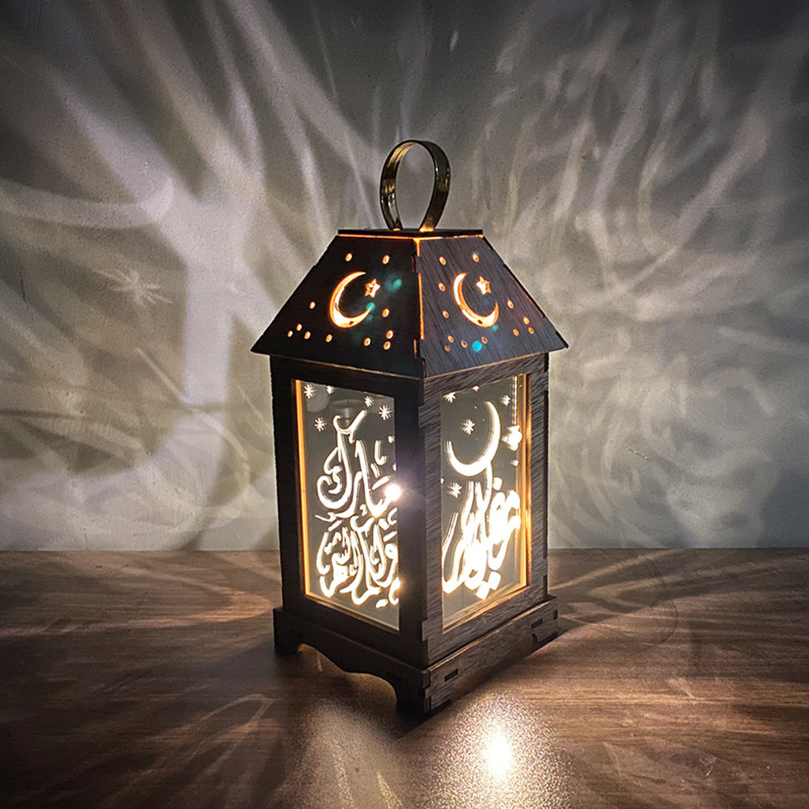 

Ramadan Lantern, LED Hanging Ramadan Lamp for Eid Mubarak Muslim Decoration, 501 Original
