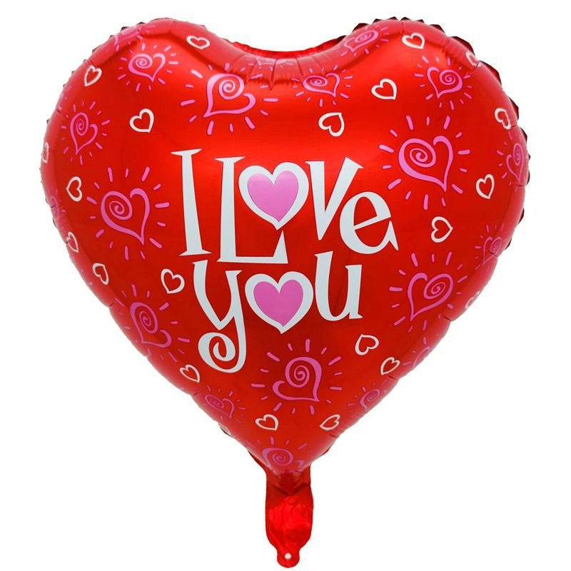 Vacation Minimalist Heart Shape Aluminum Film Travel Daily Balloons