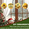 uk.everydayedeals 4Pcs Mini DIY Diamond Painting Hanging Ornaments - Sunflower