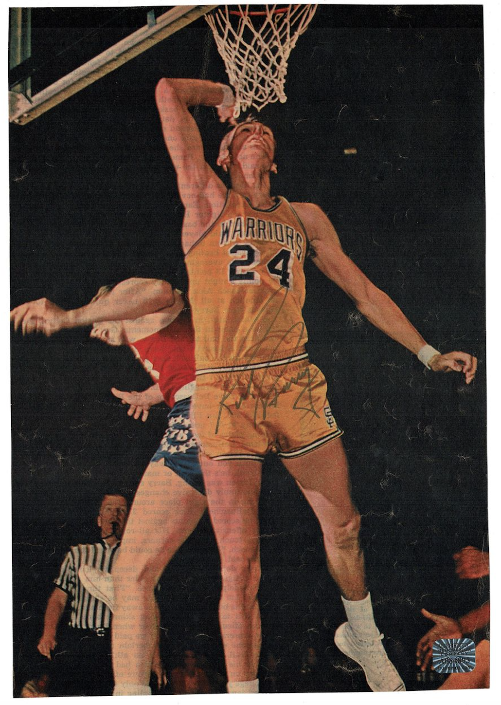 Rick Barry signed autographed magazine Photo Poster painting! RARE! AMCo Authenticated! 9097