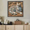 Diamond Painting -DIY Round Drill Stone Art Lying Cat(40x40cm)