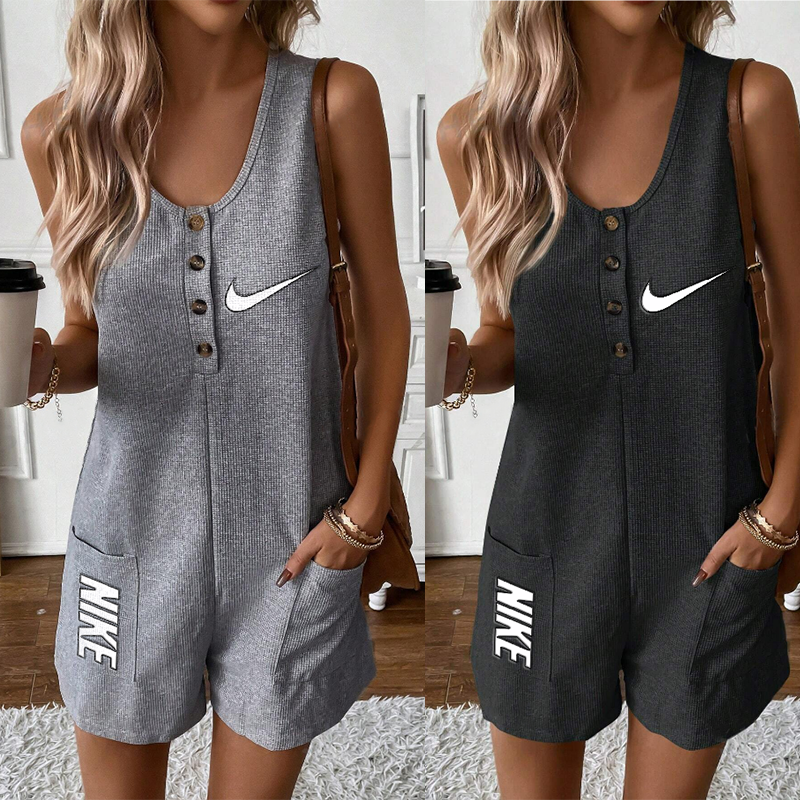Nowa damska sukienka w jednolitym kolorze Nike