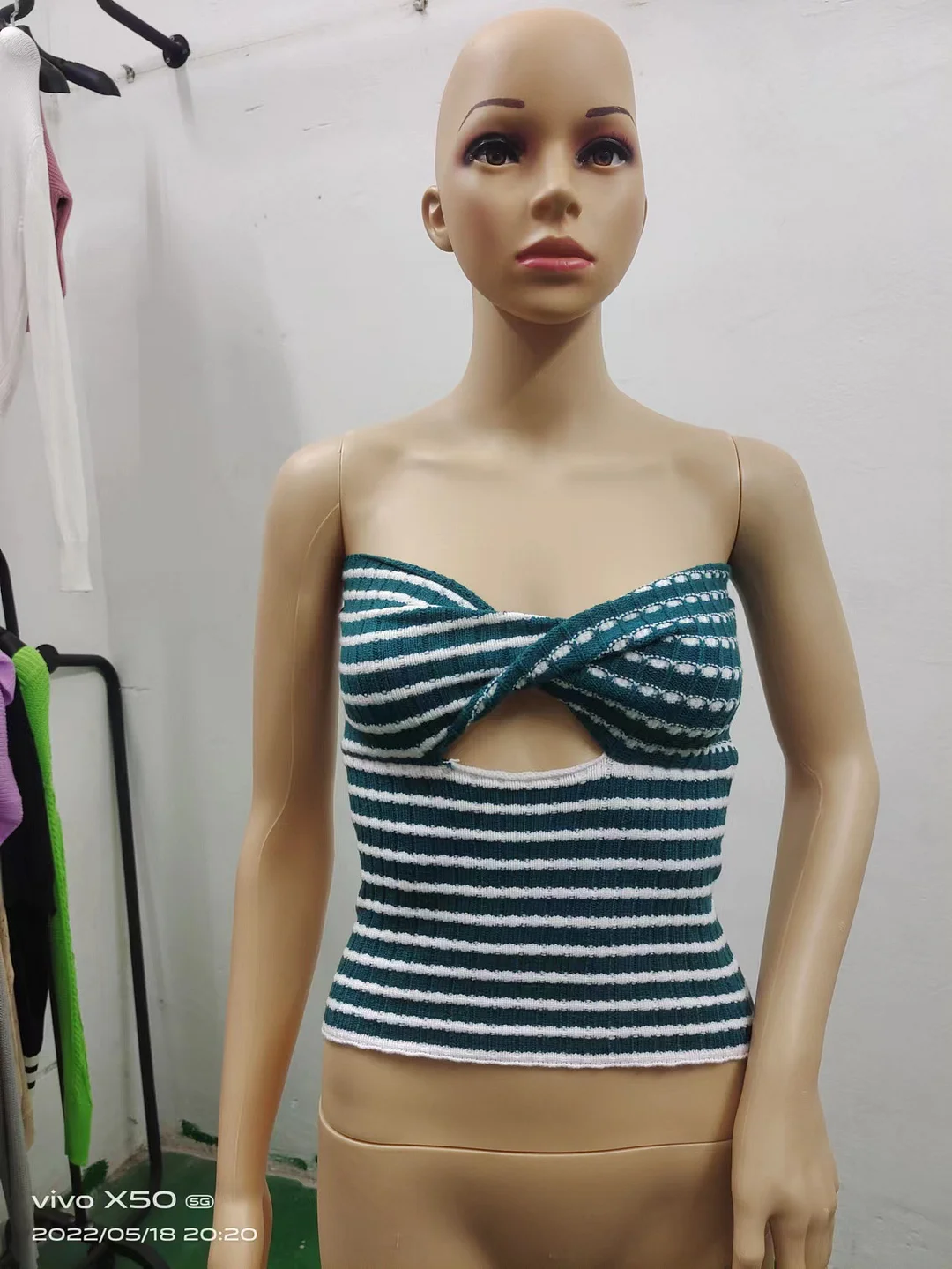 Toloer Toloer And Summer 2024 Sweater Hot Style Women's Sexy Striped Sweater Knit Strap Wipe-Outfit Ideas