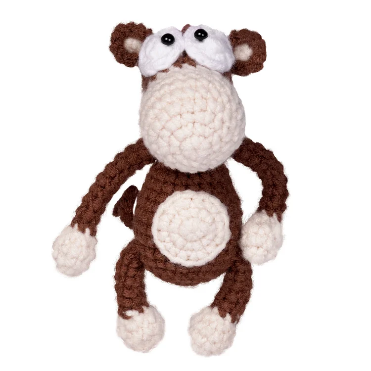 YarnSet - Crochet Kit For Beginners - Blue Monkey