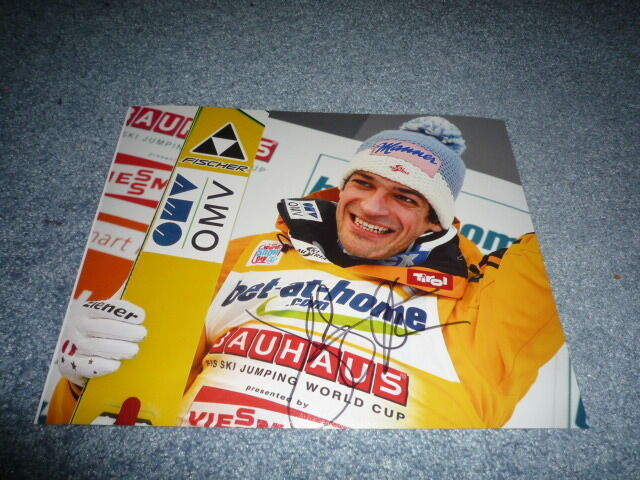 ANDREAS KOFLER signed autograph 8x10 / 20x25 cm In Person SKI JUMPER WORLDCHAMP