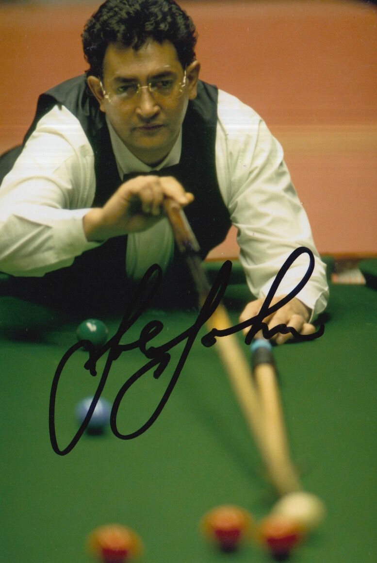 JOE JOHNSON HAND SIGNED 6X4 SNOOKER Photo Poster painting PROOF 1.