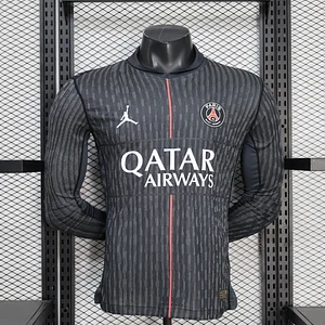 2024/2025  Psg Paris Saint-Germain Long Sleeve Player Version Fourth Away Football Shirt 1:1 Thai Quality