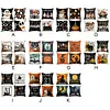 4 Set Happy Halloween Farmhouse Pillows Halloween Party Pillow Decorative Covers