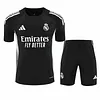 2025/2026 Real Madrid Pre-Match Training Black Shirt+Shorts 1:1 Thai Quality