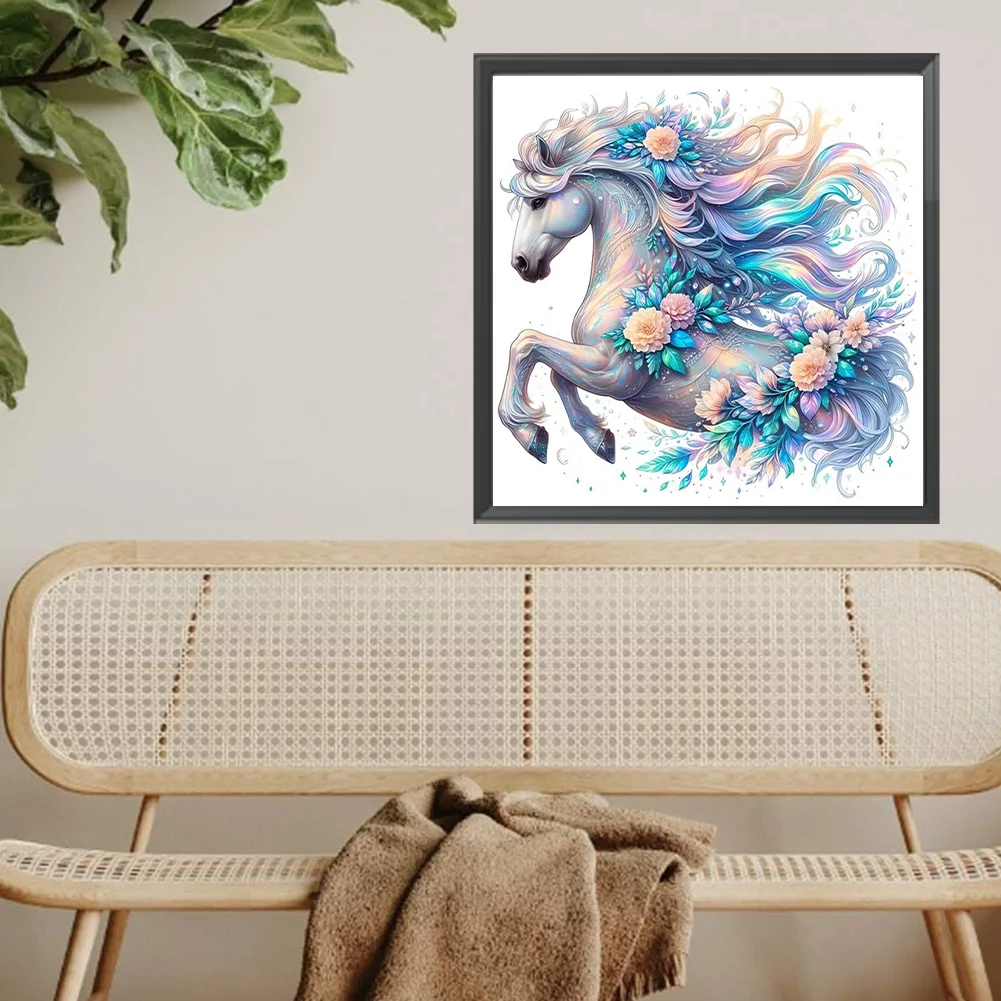 Diamond Painting - Full Square Drill - Horse(Canvas|35*35cm)