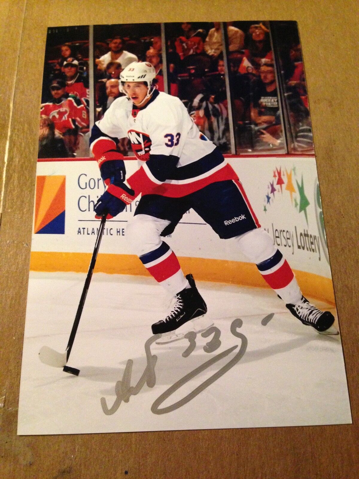 Andrey Pedan SIGNED 4x6 Photo Poster painting NEW YORK ISLANDERS / VANCOUVER CANUCKS #3