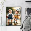 Boy And Girl-11CT Stamped Cross Stitch 40*50cm/15.75*19.69in
