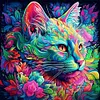 uk.everydayedeals (Limited Stock)Diamond Painting - Round AB Drills - Cat(45*45cm)