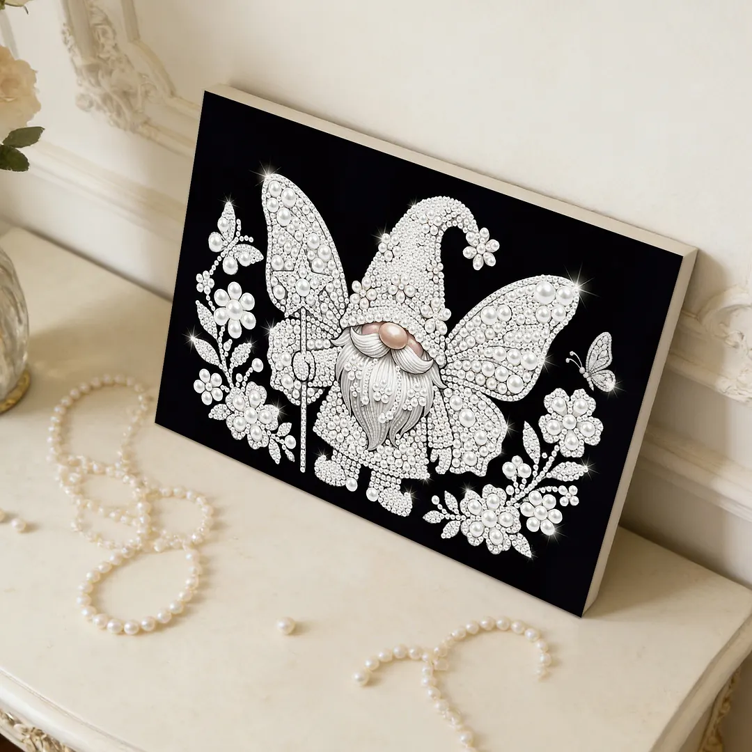 Goblin DIY Pearl Painting Kits with Frame 20x30cm Pearl Gem Paintings Picture Arts Craft for Adults/Beginners Gift Home Wall Decor