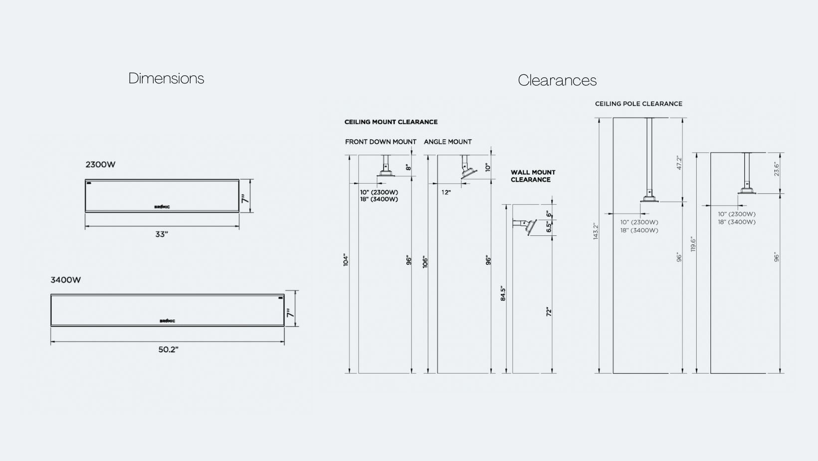 Bromic Platinum Smart-Heat Electric Heater