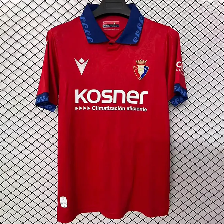 【S~4XL】Osasuna 26/27 Home Jersey 1:1 Thai Quality