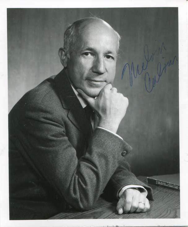 CHEMIST Melvin Calvin autograph NOBEL PRIZE for Chemistry 1961, signed Photo Poster painting