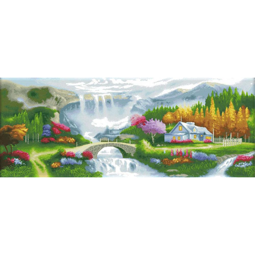 

home - 14CT Stamped Cross Stitch - 151*65cm, 501 Original