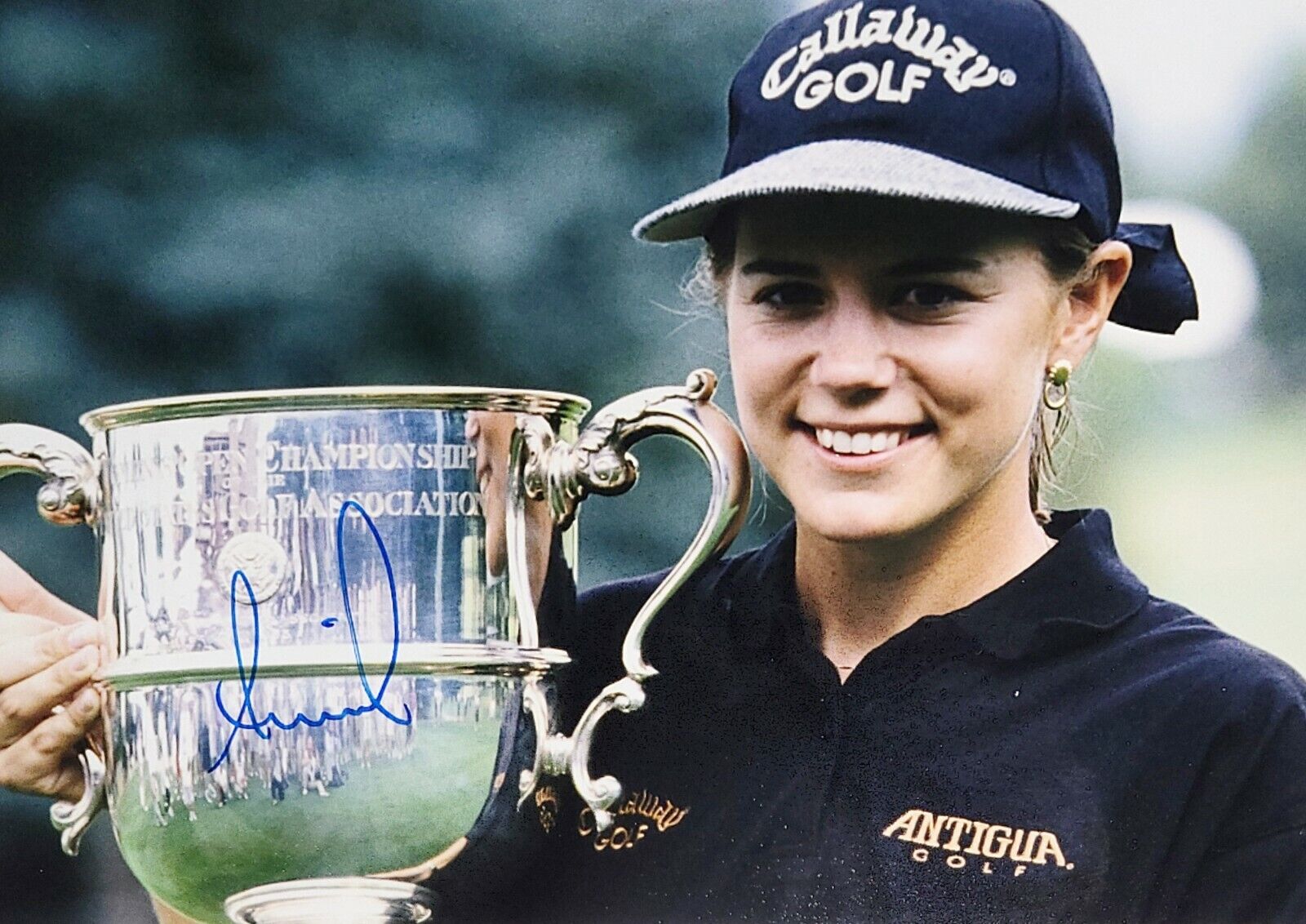 Annika Sorenstam Hand Signed Autograph Photo Poster painting LPGA Golfer Legend