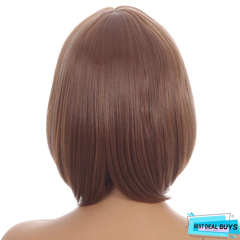 Hot Selling New Women's Wig Short Hair Bobo Head Synthetic Fiber High Temperature Silk Head Cover