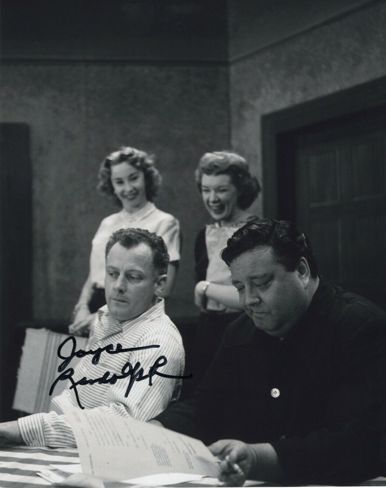 JOYCE RANDOLPH SIGNED AUTOGRAPH THE HONEYMOONERS 8X10 Photo Poster painting TRIXIE #3