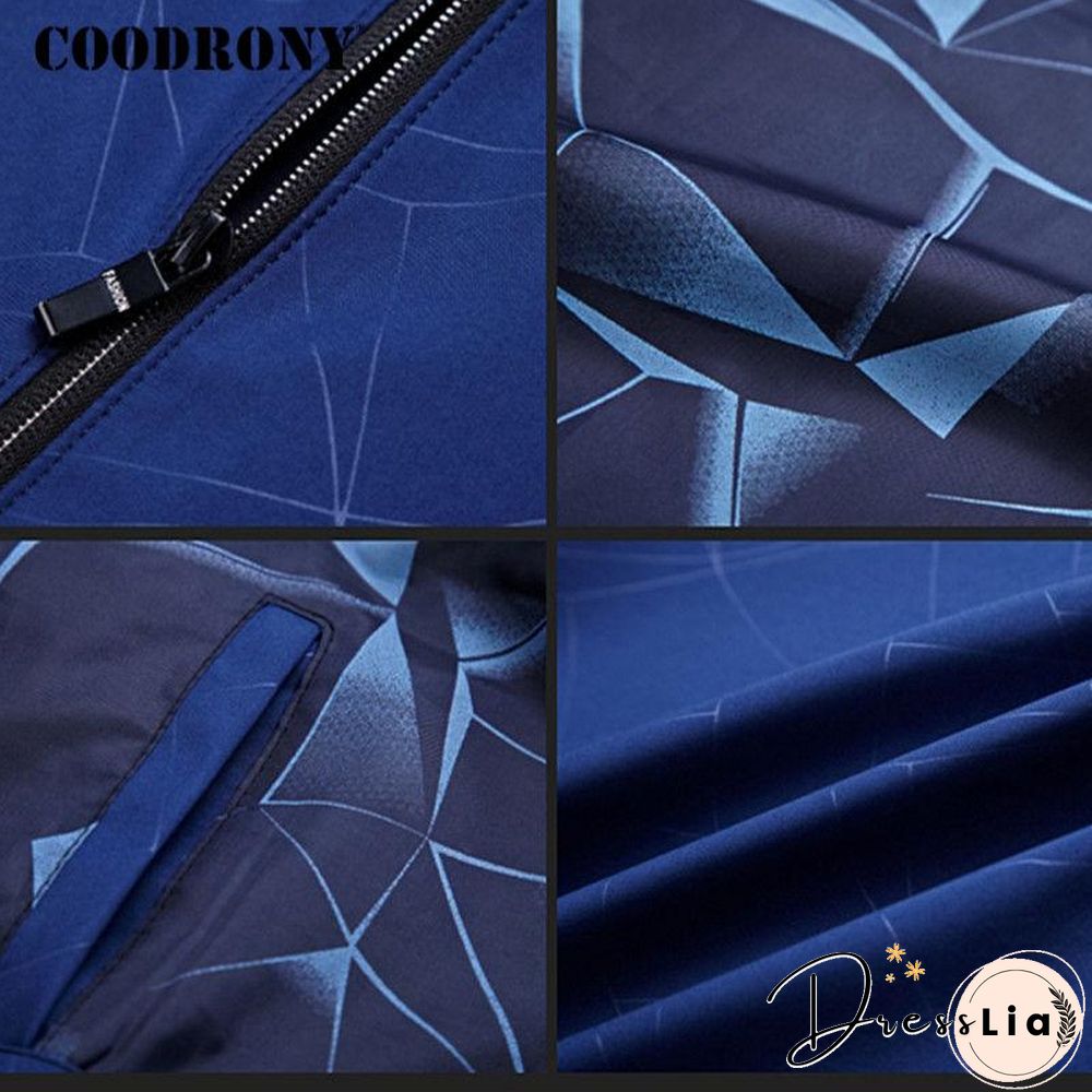 Men Brand Bomber Jacket Business Casual Stand Collar Coats New Zipper Rib sleeve Outerwear