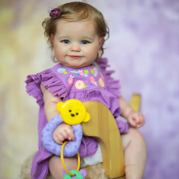 [New] 20'' Realistic and Lifelike Reborn Baby Girl Eleker with Heartbeat & Coos Rebornartdoll® RSAW-Rebornartdoll®