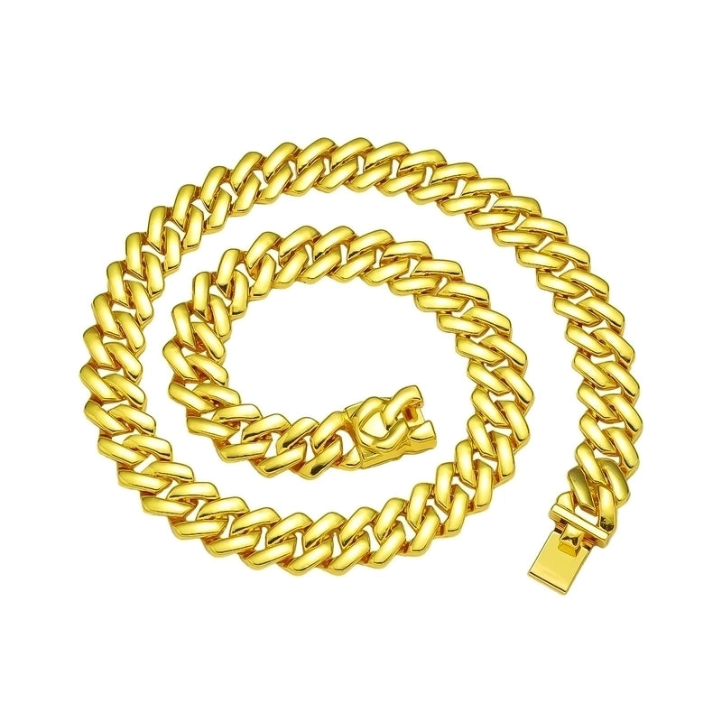 Hip-hop Punk Solid Color Alloy Unisex Necklace
