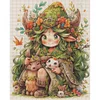 【Limited Stock Sale】Goblin Girl-11CT Stamped Cross Stitch 45*55cm/17.72*21.65in