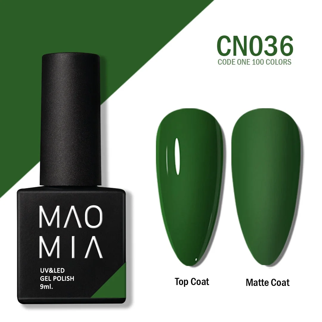MAOMIA CODE ONE Gel Polish 100 Colors Soak Off UV/LED 9ML Professional Salon Nail Paint Semi Permanent Manicure