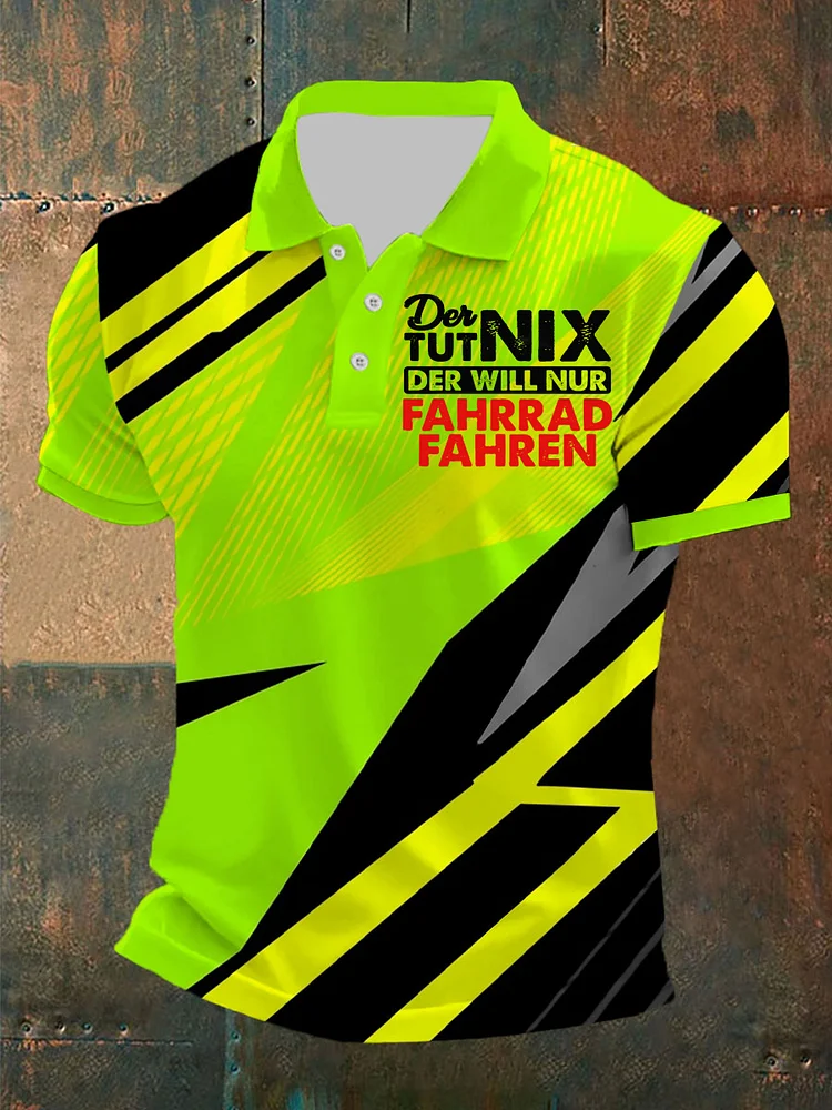 Männer Der Will Nur Fahrrad Fahren Shirt