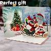 6pcs Diamond Painting Christmas Greeting Card Kits with Envelopes for Family Friend Gifts