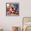 Diamond Painting-DIY Full Round Drill Independence Day Hen