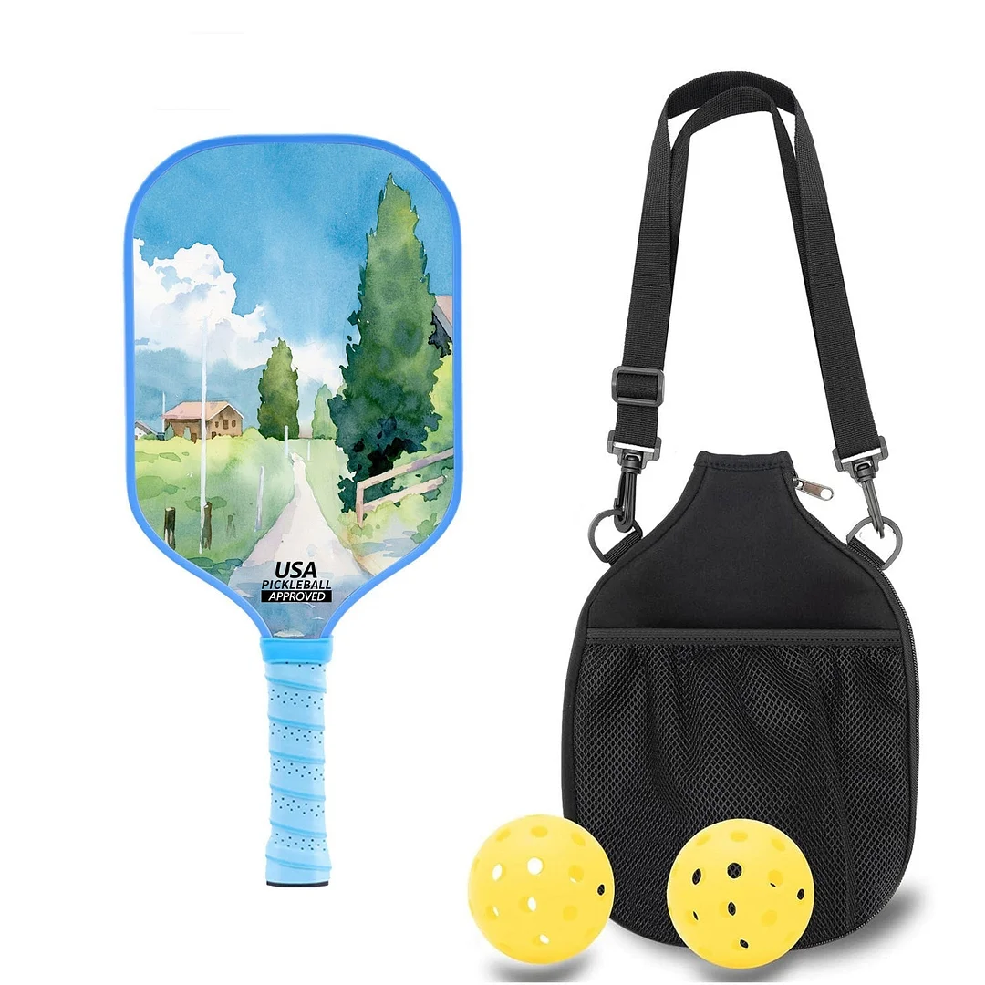 Original Paddle (16mm) T700 Sandblasted Carbon Fiber-Vibrant Vista Paddle