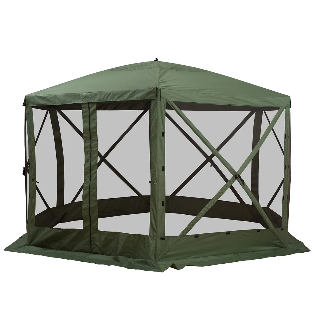  6-Sided Hexagon Pop Up Party Tent Gazebo