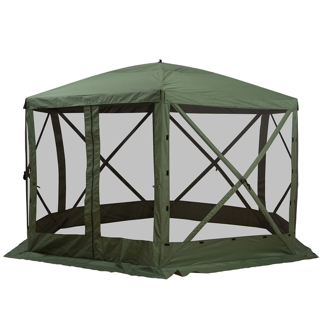  6-Sided Hexagon Pop Up Party Tent Gazebo