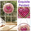 Kit d&eacute;coration de soleil &agrave; peinture en diamant d&eacute;coration c&oelig;ur floral 7,87x7,87 in