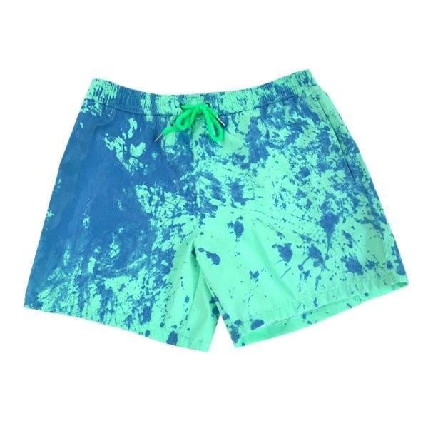 Men's Color-changing Swimming Trunks Beach Shorts