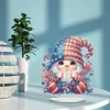 Diamond Painting Acrylic Flag Gnome Diamond Painting Art Tabletop Decorations