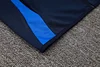Joyfball 2024/2025 Italy Long Zipped Jacket Royal Blue Soccer Jersey 1:1 Thai Quality 