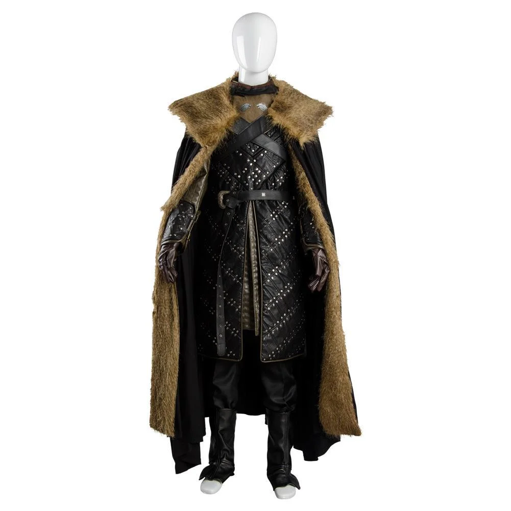Got 7 Game Of Thrones Game Season 7 Jon Snow Outfit Cosplay Costume