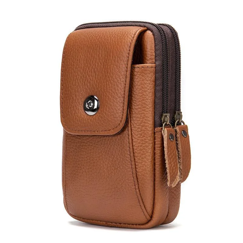 Mens Outdoor Vintage Durable Casual Belt Bags