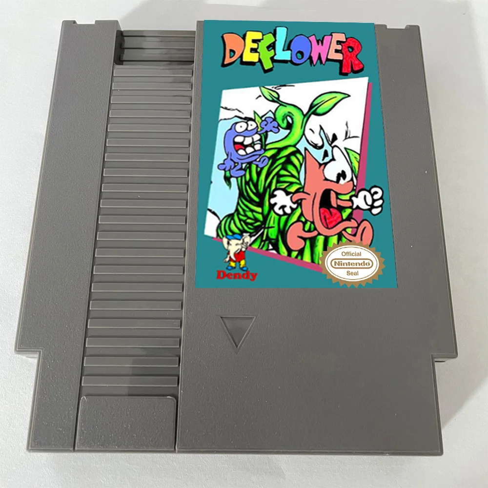 Deflower NES For Nintendo Entertainment System Console - 8 Bit Game Cartridge