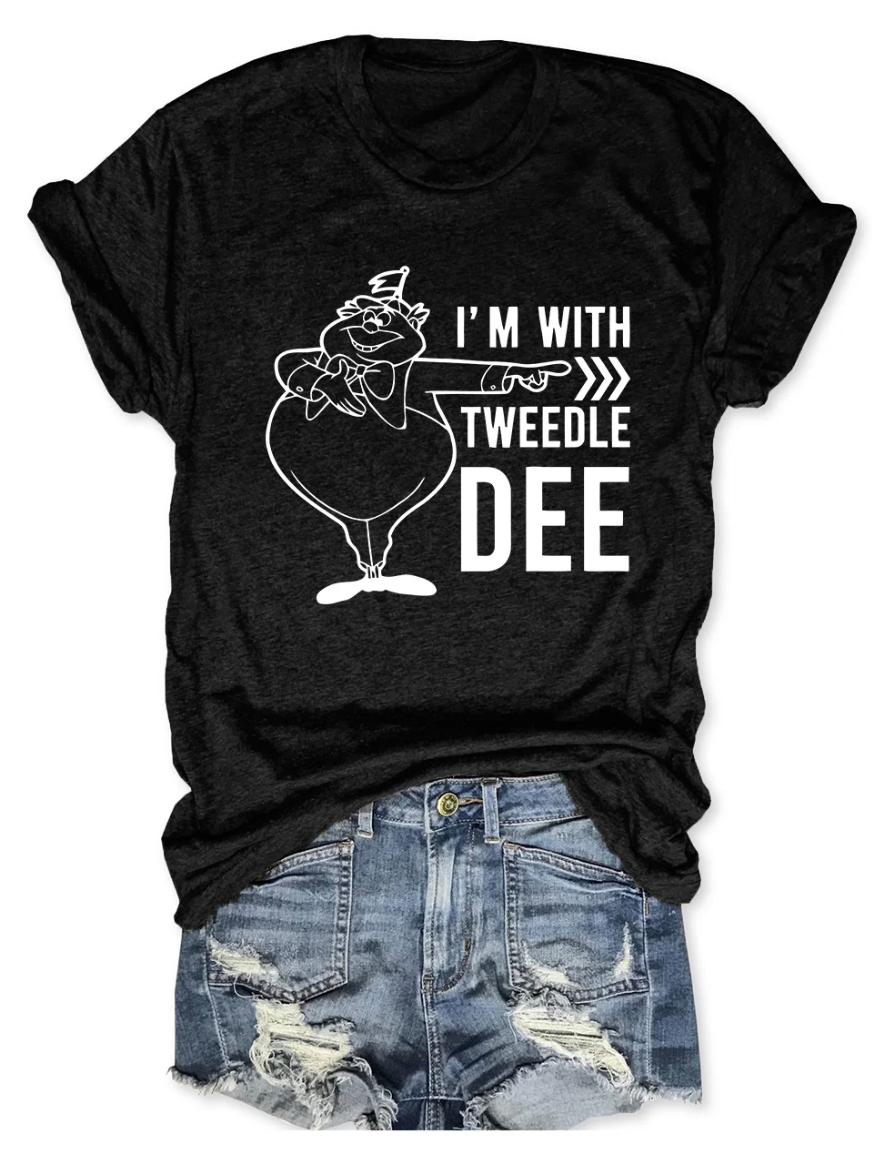 I'M With Tweedle Dee/Tweedle Dum T-Shirt