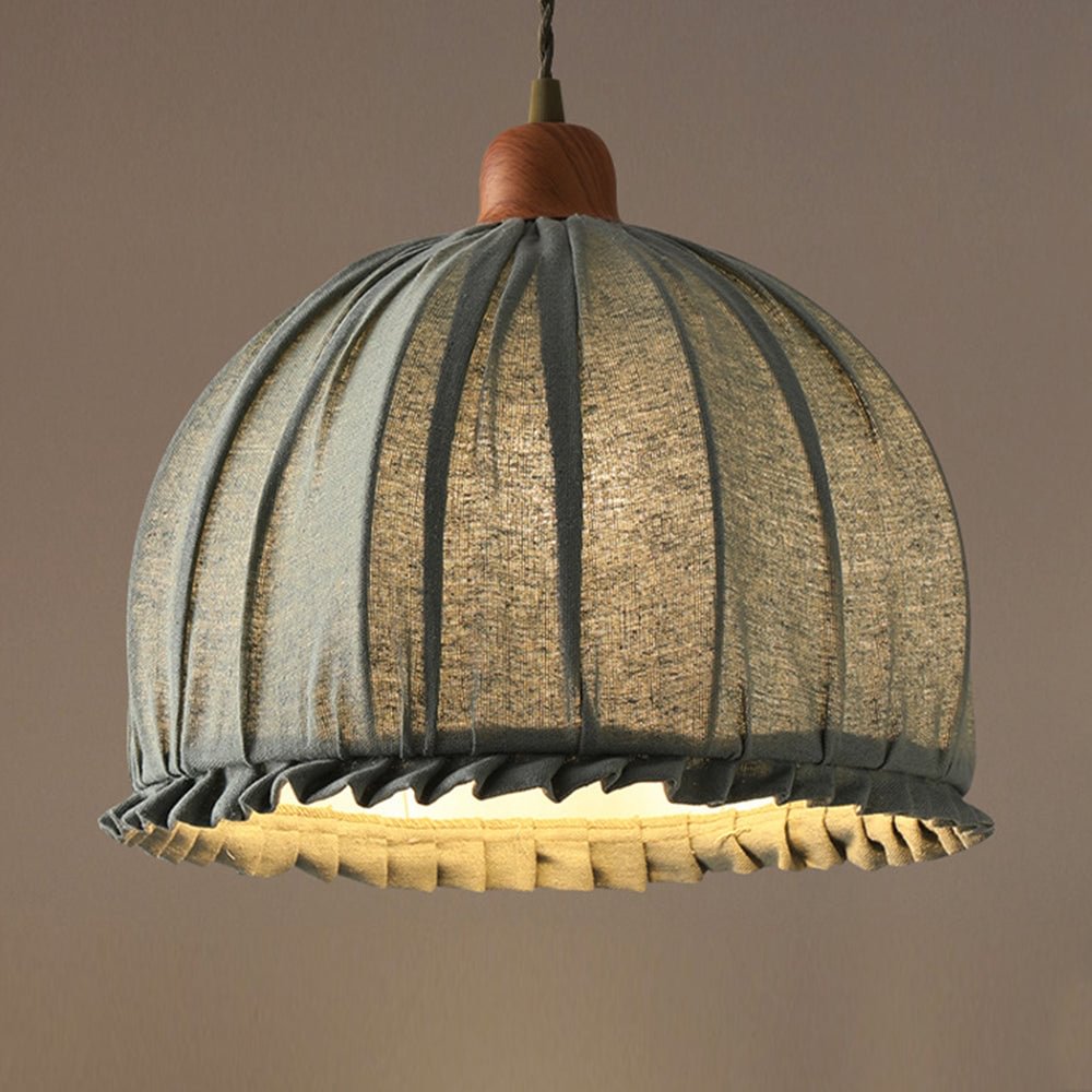American Pastoral Style Linen Cotton pendant light