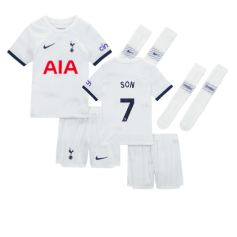 Tottenham Hotspur Son Heung-min 7 Home Shirt Kit Kids & Junior 2023-2024