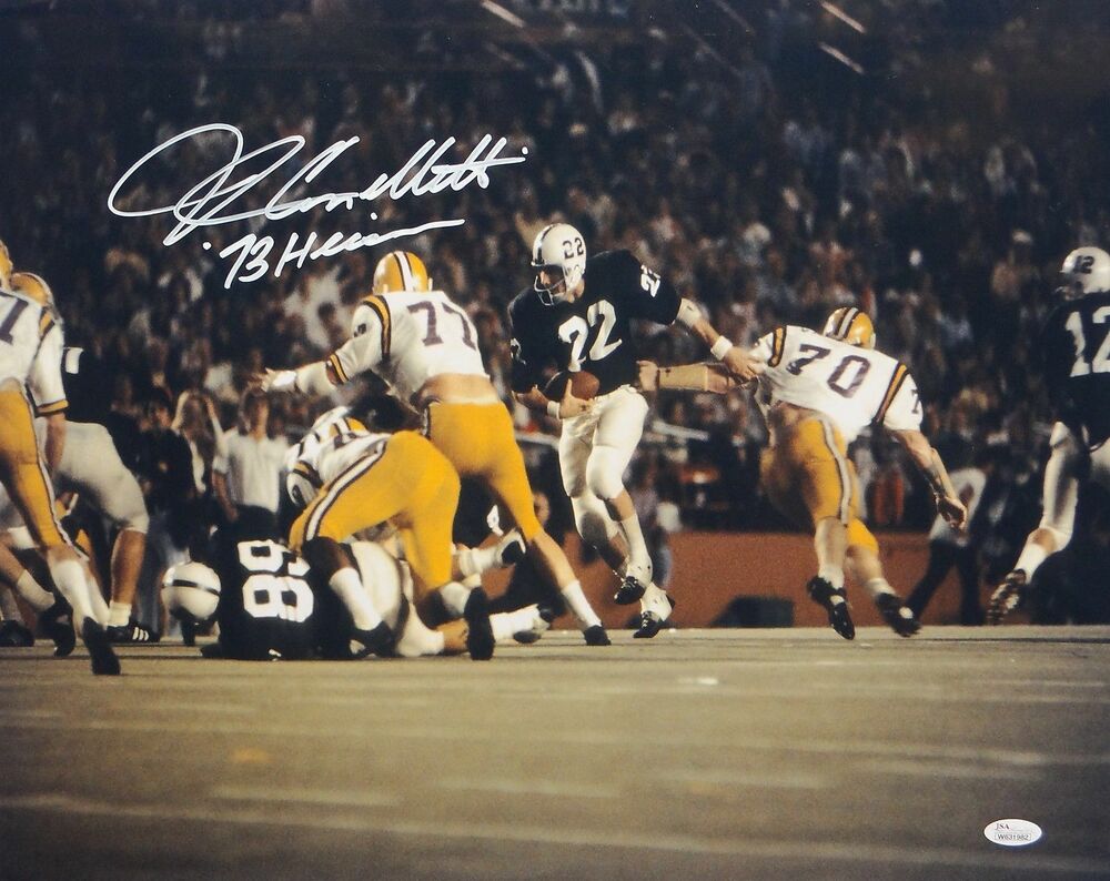 John Cappelletti Autographed Penn State 16x20 Running Photo Poster painting- JSA W Authenticated