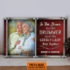 Custom Photo Gift Drum Old Couple In The House Custom Wood Rectangle Sign, Personalized Couple Gift
