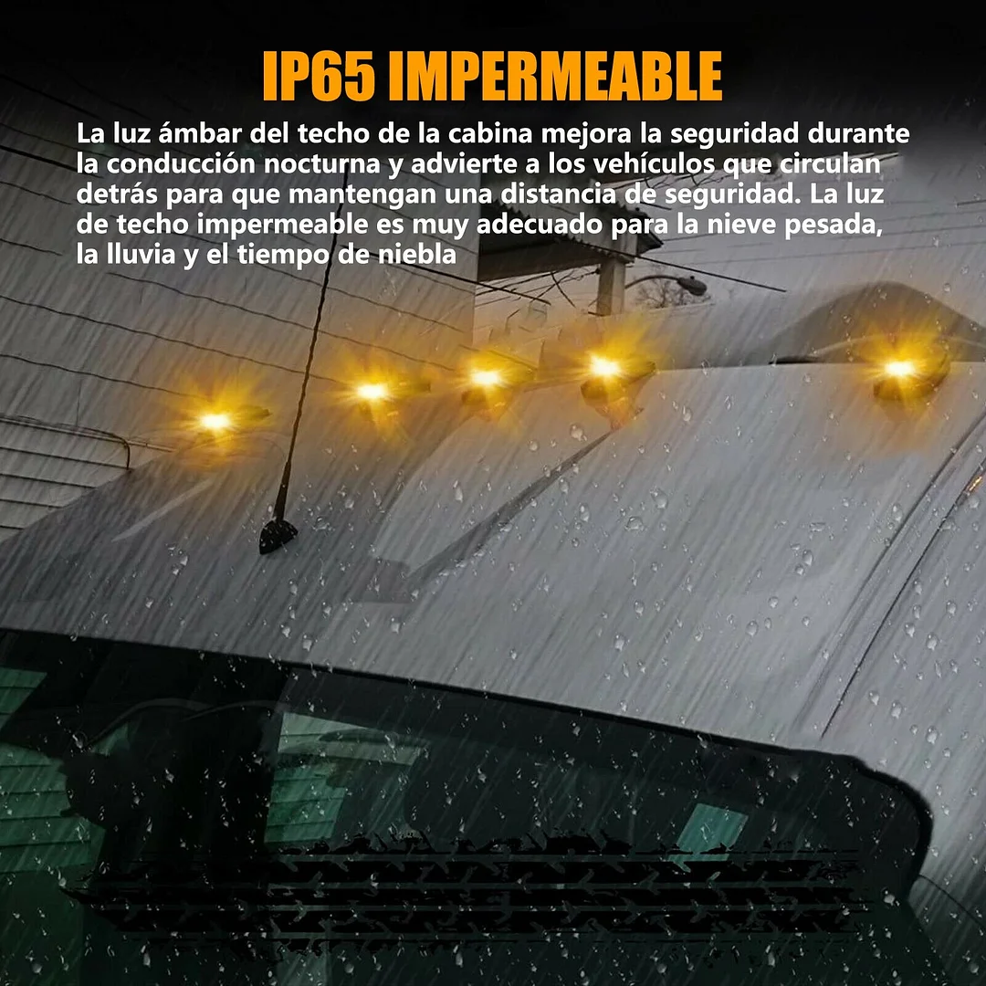 Luces De Cabina Con Energía Solar (Cinco En Un Juego)