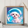 >SALE<Full Embroidery Eco-cotton Thread 11CT Printed Zodiac Dog Cross Stitch 40x40cm